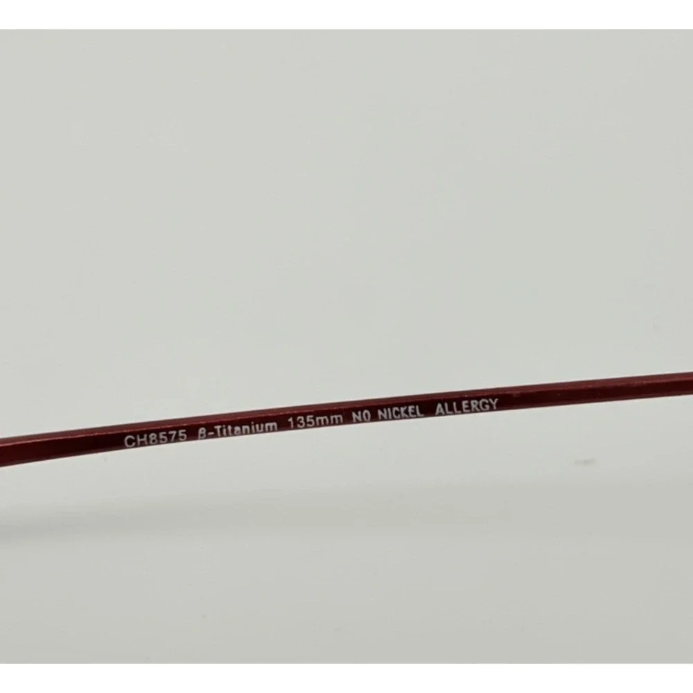 Charmant Womens Eyeglasses Frames Half Rim Titanium CH8575 48-19-135